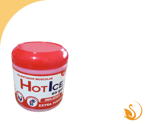 Hot Ice Rojo Calentador Muscular en gel